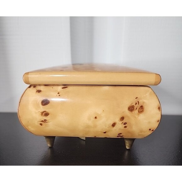 REUGE Vintage Swiss Wood lacquered musical box Pachelbel Canon classical music - Picture 3 of 8